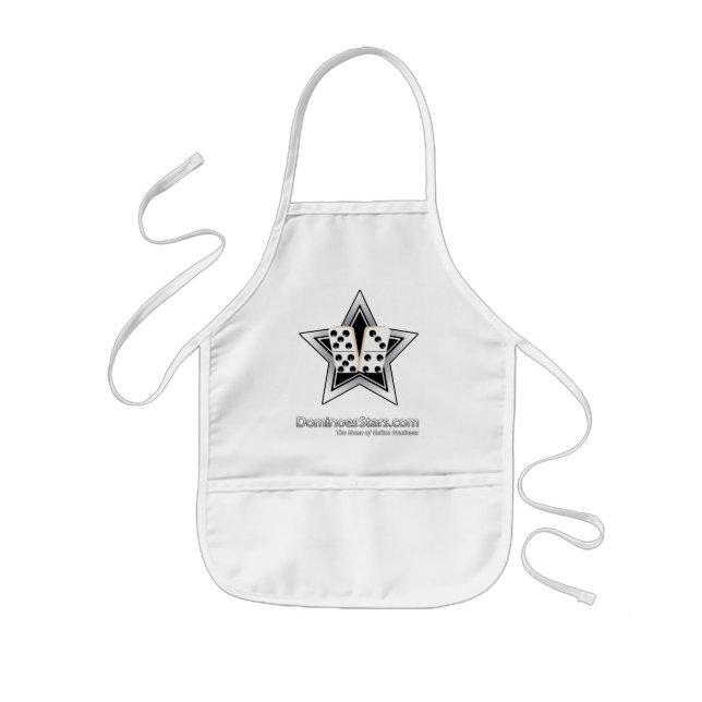 Prepare a Good Game At Dominoes Stars Kids' Apron (Front)
