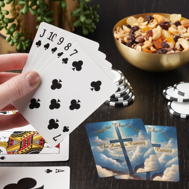 Prepare The Way Poker Cards (In Situ)