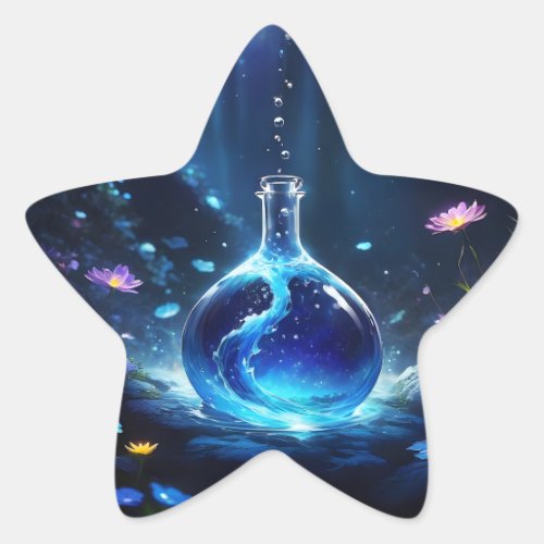 Prepare to be astonished as you immerse yourself i star sticker