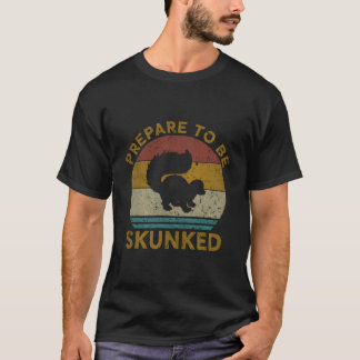 Prepare To Be Skunked Cribbage Lovers Vintage Crib T-Shirt
