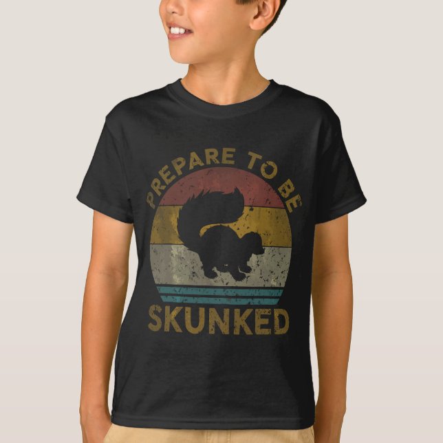 Prepare To Be Skunked Cribbage Lovers Vintage Crib T-Shirt (Front)
