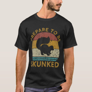Prepare To Be Skunked Cribbage Lovers Vintage T-Shirt