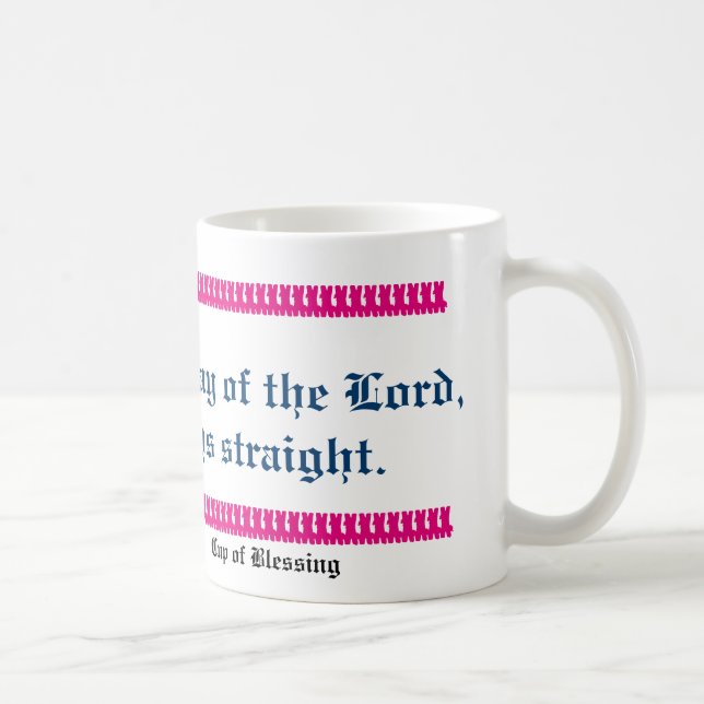 "Prepare ye the way of the Lord" Scripture Mug (Right)