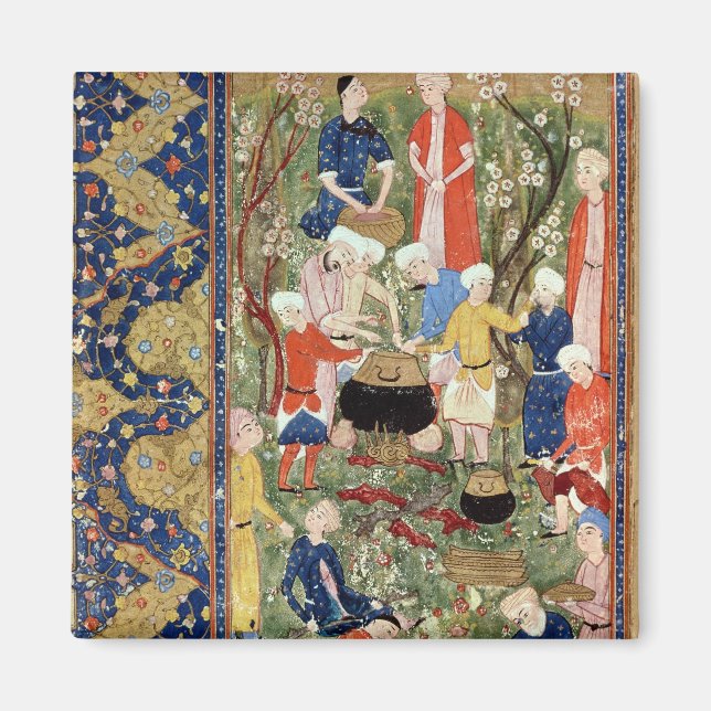 Preparing a meal magnet (Front)