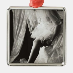 <Preparing> by Kim Koza Metal Ornament