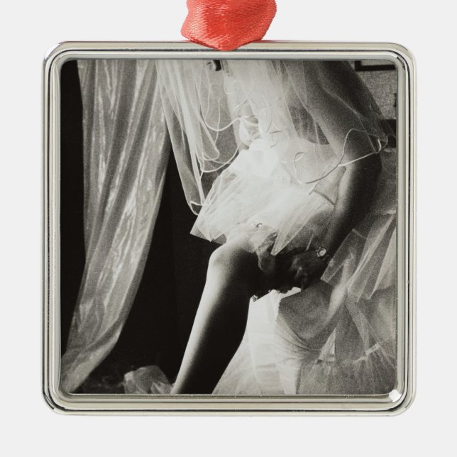 <Preparing> by Kim Koza Metal Ornament (Front)