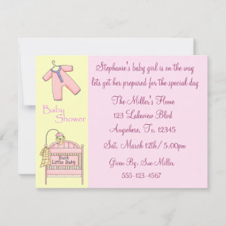 Preparing For A Baby Invites