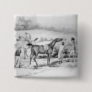 Preparing for a Race Pinback Button