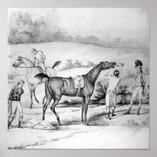 Preparing for a Race Poster