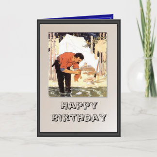 Preparing supper card