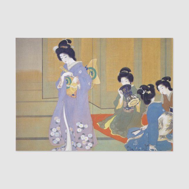 Preparing to Dance by Uemura Shoen Tissue Paper (Front)