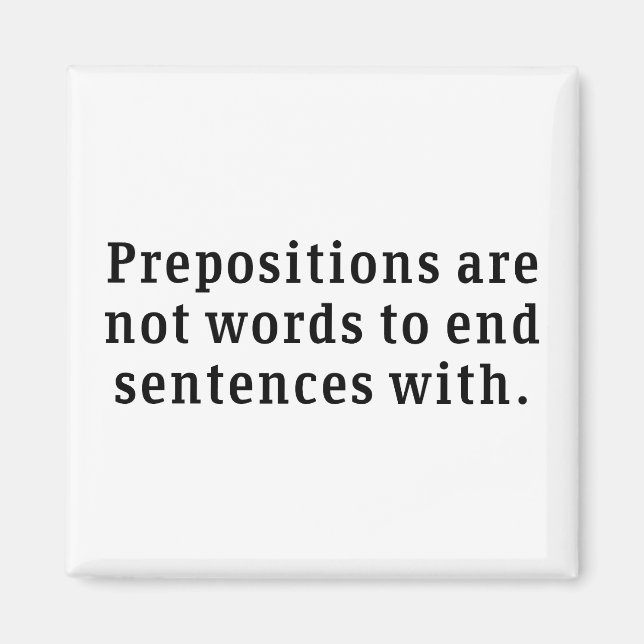 Prepositions Magnet (Front)