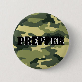 Prepper Camo Pinback Button