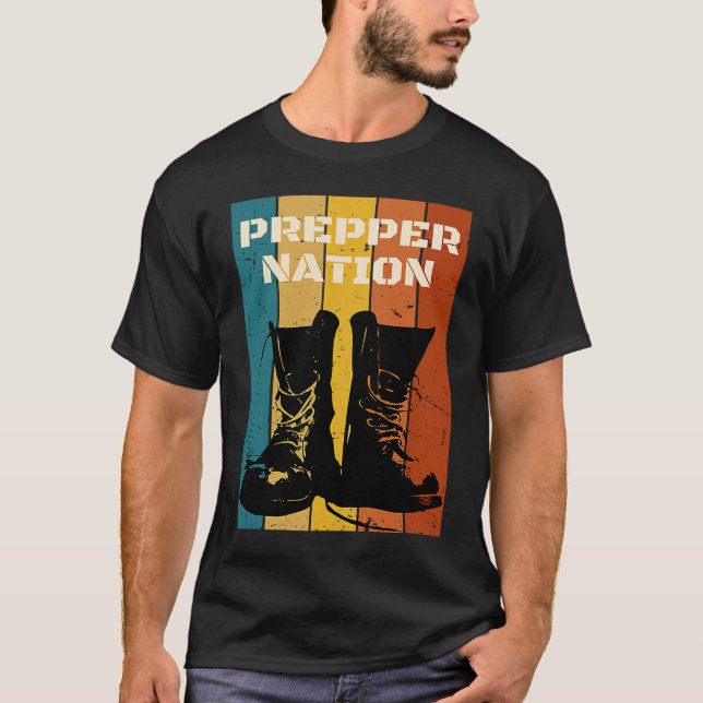 Prepper Nation  1 T-Shirt (Front)