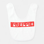 Preppie Stamp Baby Bib