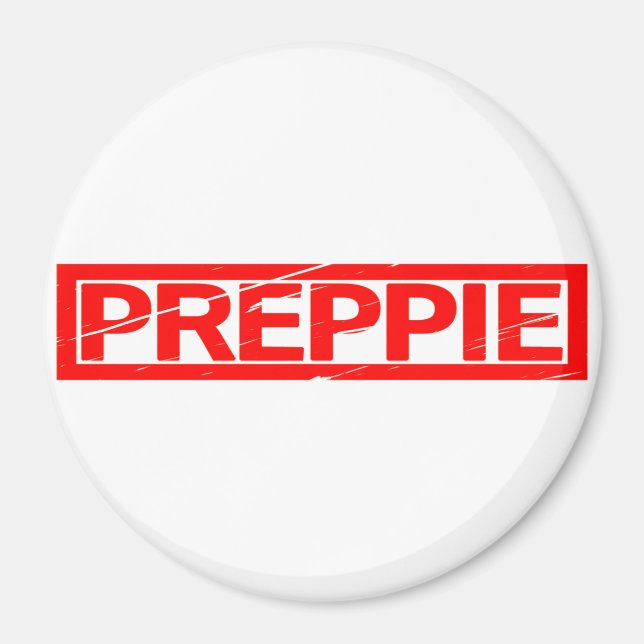 Preppie Stamp Magnet (Front)