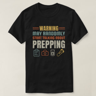 Doomsday Preppper, Zombie Apocalypse Survival Shirt. Real Survival  Knowledge 