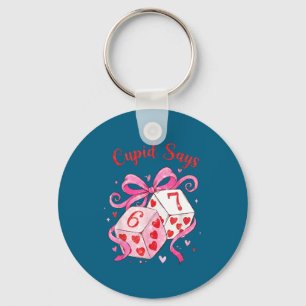 Preppy 67 Valentine Six Seven Dice 6 7 Men Women K Keychain