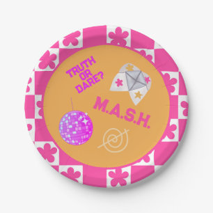 Preppy 90’s Throwback  Paper Plates