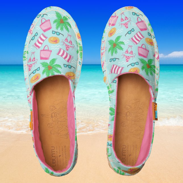 Preppy Beach / Coastal Summer Girls Trip Style Espadrilles (Creator Uploaded)