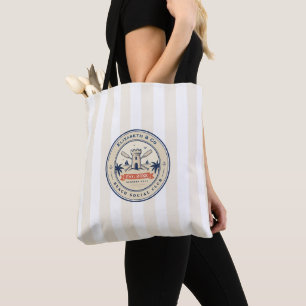 Preppy Beach Social Club Bachelorette Weekend Tote Bag