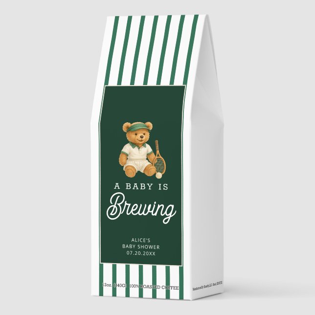 Preppy Bear Baby Brewing Roasted Coffee (Front)