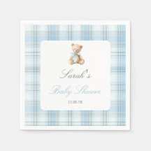 Preppy Bear Baby Shower Boy