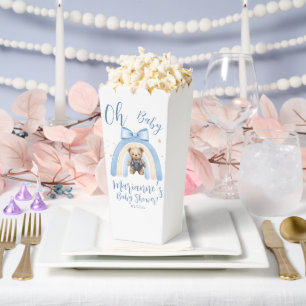  Preppy Bear Overalls Boy Casual Baby Shower   Favor Boxes