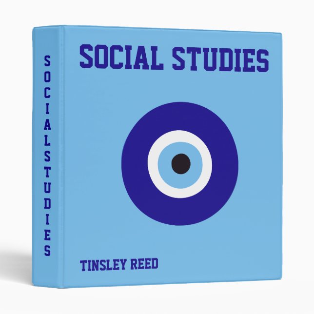 Preppy Binder (Front/Spine)