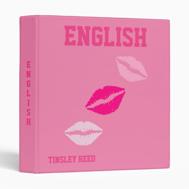 Preppy Binder (Front/Spine)