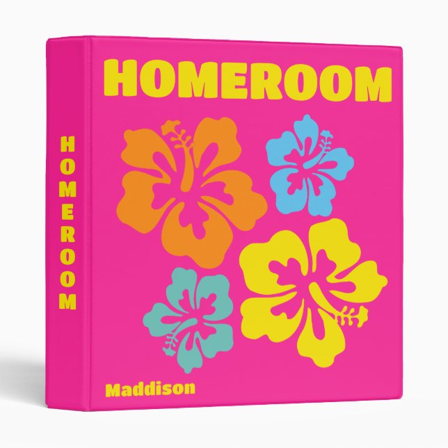 Preppy Binder, Aesthetic Binder (Front/Spine)