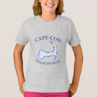 Preppy Blue Striped Cape Cod Girl's 