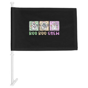 Preppy Boo Crew Nurse Halloween Costume Women Men Car Flag