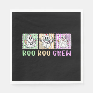 Preppy Boo Crew Nurse Halloween Costume Women Men Napkins