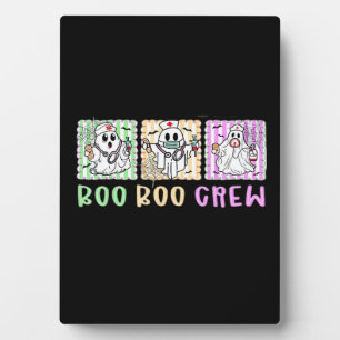 Preppy Boo Crew Nurse Halloween Costume Women Men Plaque