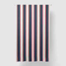 Preppy Boys Ticking Stripe Navy Smoke Blue Red
