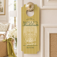 Preppy Chartreuse Stripe Bachelorette Weekend