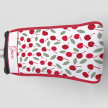 Preppy Cherry Fruit Pattern 