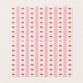 Preppy Cherry Stripes - Pink and Off White (Outside Unfolded)
