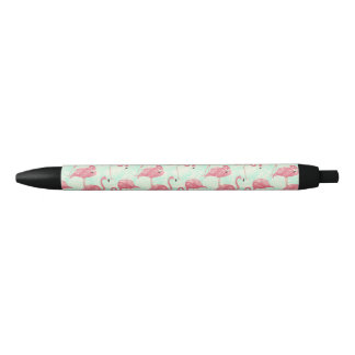 Preppy Chic Elegant Pink Flamingo Pattern Pen