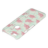Preppy Chic Elegant Pink Flamingo Pattern Uncommon Google Pixel Case (Top)