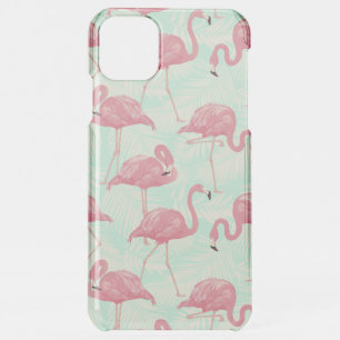 Preppy Chic Elegant Pink Flamingo Pattern iPhone 11 Pro Max Case