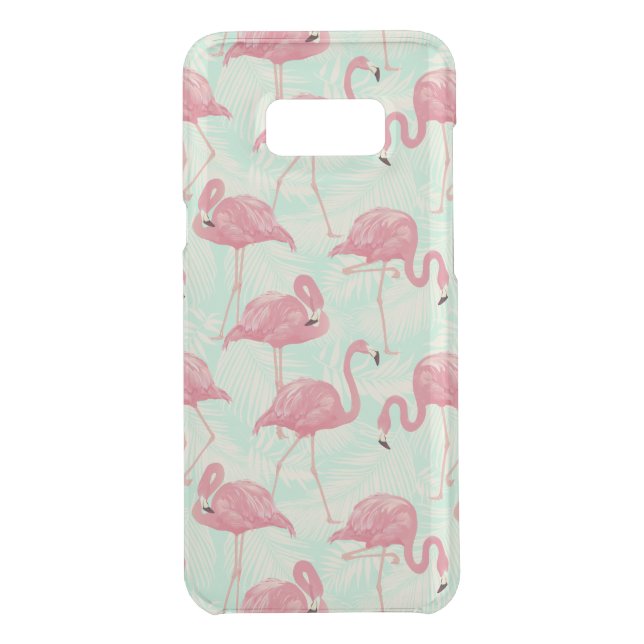 Preppy Chic Elegant Pink Flamingo Pattern Uncommon Samsung Galaxy Case (Back)