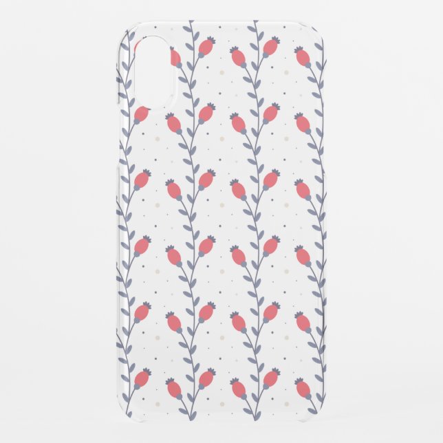 Preppy Chic Elegant Trendy Pattern Uncommon iPhone Case (Back)