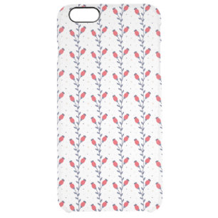 Preppy Chic Elegant Trendy Pattern Clear iPhone 6 Plus Case