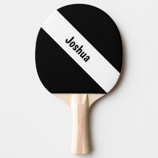 Preppy Chic White and Black Personalized Name