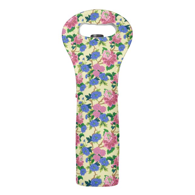 Preppy Chinoiserie Wine Bag (Front)