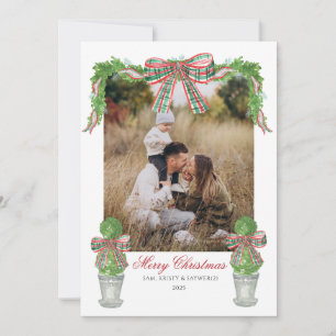Preppy Christmas Card