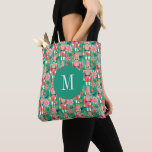 Preppy Christmas Nutcracker Monogrammed Tote Bag<br><div class="desc">PreppyPrint.com - Add your personalized touch to this tote bag. Click "edit design" to change the font,  image size,  etc. Transfer this design onto the products of your choice too! Please visit my designer store,  PreppyPrint.com,  for coordinating items.</div>