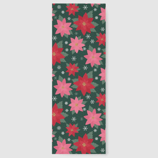 Preppy Christmas Poinsettias Bookmark